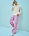 Shop Men's Gardenia Oversized Hooded Flatknit Sweater
