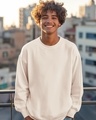 Shop Men's Gardenia Oversized Sweatshirt-Front