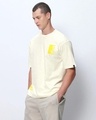 Shop Men's Gardenia Rise & Shine Garfield Graphic Printed Oversized T-shirt-Full