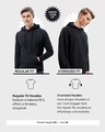 Shop Men's Gardenia Spooky Vibes Typography Oversized Hoodies-Design