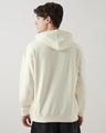 Shop Men's Gardenia Spooky Vibes Typography Oversized Hoodies-Full