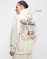 Shop Men's Gardenia Stamp Graphic Printed Oversized Hoodies-Full