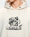 Shop Men's Gardenia Steamboat Willie Graphic Printed Oversized Hoodies