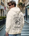 Shop Men's Gardenia Steamboat Willie Graphic Printed Oversized Hoodies-Front