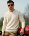 Shop Men's Gardenia Textured Sweater-Front