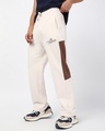 Shop Men's Gardenia The Rogue Color Block Oversized Wide Leg Track Pants-Design