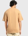 Shop Men's Brown & Blue Color Block Oversized T-shirt-Design