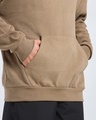 Shop Men's Ginger Root Brown Oversized Hoodies