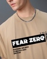 Shop Men's Ginger Root Brown Fear Zero Typography Square Fit Vest