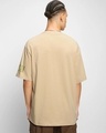 Shop Men's Ginger Root Brown Marvel Hulk Graphic Printed Oversized T-shirt-Full