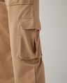 Shop Men's Ginger Root Brown Oversized Cargo Joggers