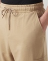 Shop Men's Ginger Root Brown Super Loose Fit Cargo Joggers