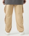 Shop Men's Ginger Root Brown Super Loose Fit Plus Size Cargo Joggers-Design
