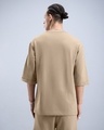 Shop Men's Brown Super Loose Fit T-shirt-Design