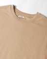 Shop Men's Brown Super Loose Fit T-shirt