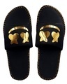 Shop Men's Gold Slides-Full