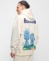 Shop Men's Gradenia Ricklaxation Graphic Printed Oversized Hoodies-Full