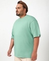 Shop Men's Granite Green Oversized Plus Size T-shirt-Design