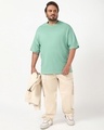 Shop Men's Granite Green Oversized Plus Size T-shirt