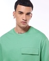 Shop Men's Granite Green Oversized T-shirt