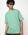 Shop Men's Granite Green Oversized T-shirt-Front