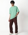 Shop Men's Granite Green Oversized T-shirt