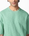 Shop Men's Granite Green Oversized T-shirt