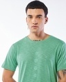 Shop Men's Granite Green Peace Seeker Graphic Printed T-shirt