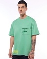 Shop Men's Granite Green Storm Trooper Graphic Printed Oversized T-shirt-Full