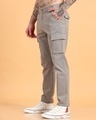Shop Men's Graphite Grey Cargo Pants-Front