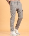 Shop Men's Graphite Grey Cargo Pants-Design