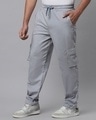 Shop Men's Graphite Grey Loose Comfort Fit Cargo Parachute Pants-Design