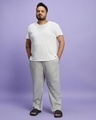 Shop Men's Grey Plus Size Pyjamas-Full