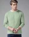 Shop Men's Green Slim Fit T-shirt-Front
