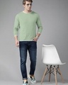 Shop Men's Green Slim Fit T-shirt-Full