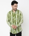 Shop Men's Green Abstract Printed Shirt-Front