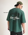 Shop Men's Green Adversity Angel Puff Printed Oversized T-shirt-Design