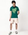 Shop Men's Green Ain't It Typography T-shirt-Full