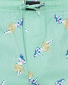 Shop Men's Green All Over Dancer Printed Cotton Pyjamas