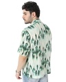 Shop Men's Green All Over Matrix Printed Relaxed Fit Shirt-Design