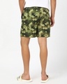 Shop Men's Green All Over Camouflage Printed Boxers-Full