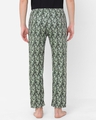 Shop Men's Green All Over Printed Cotton Lounge Pants-Design