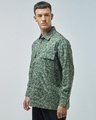 Shop Men's Green All Over Printed Oversized Shirt-Design