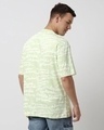 Shop Men's Green All Over Printed Oversized T-shirt-Full