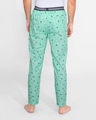 Shop Men's Green All Over Printed Slim Fit Cotton Pyjamas-Design
