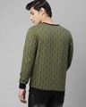 Shop Men's Green All Over Printed Sweatshirt-Full