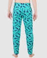 Shop Men's Green All Over Sharks Printed Cotton Pyjamas-Design