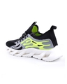 Shop Men's Green and Black Color Block Casual Shoes-Full