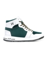 Shop Men's Green & White Color Block Sneakers-Design