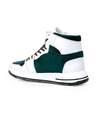 Shop Men's Green & White Color Block Sneakers-Full